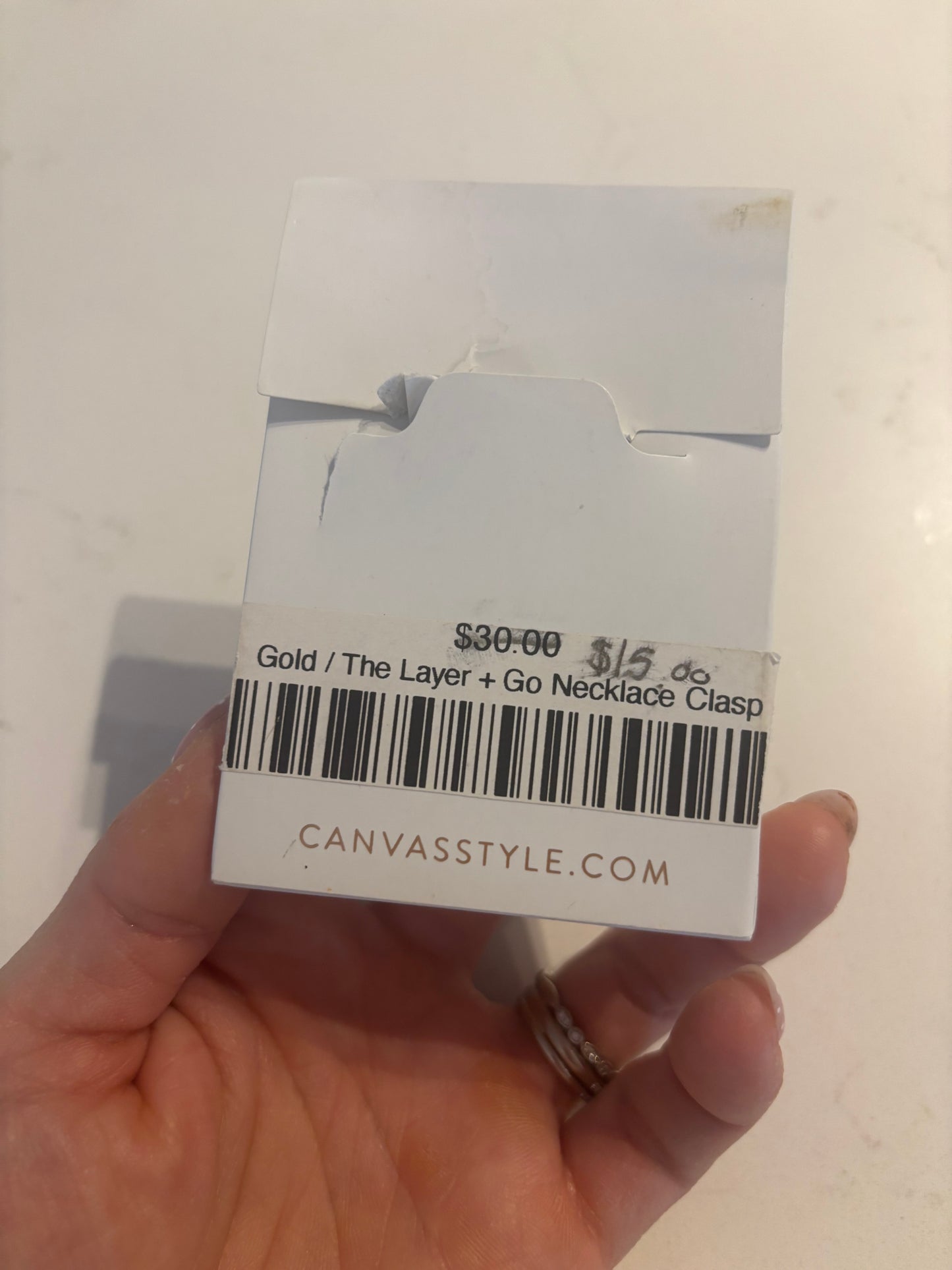 Canvas Layer & Go Necklace Clasp (3 clips) New*