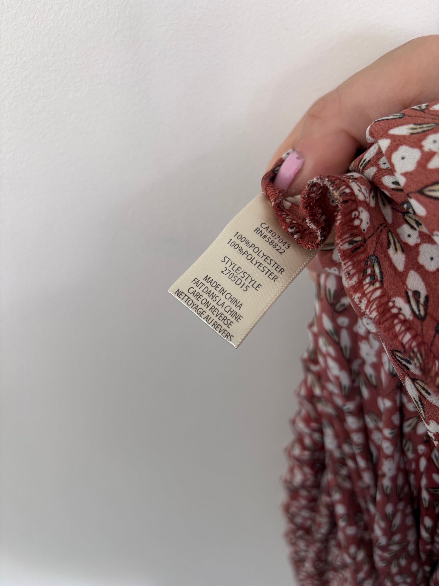 Max Studios Patterned Floral Skirt | Sz Large