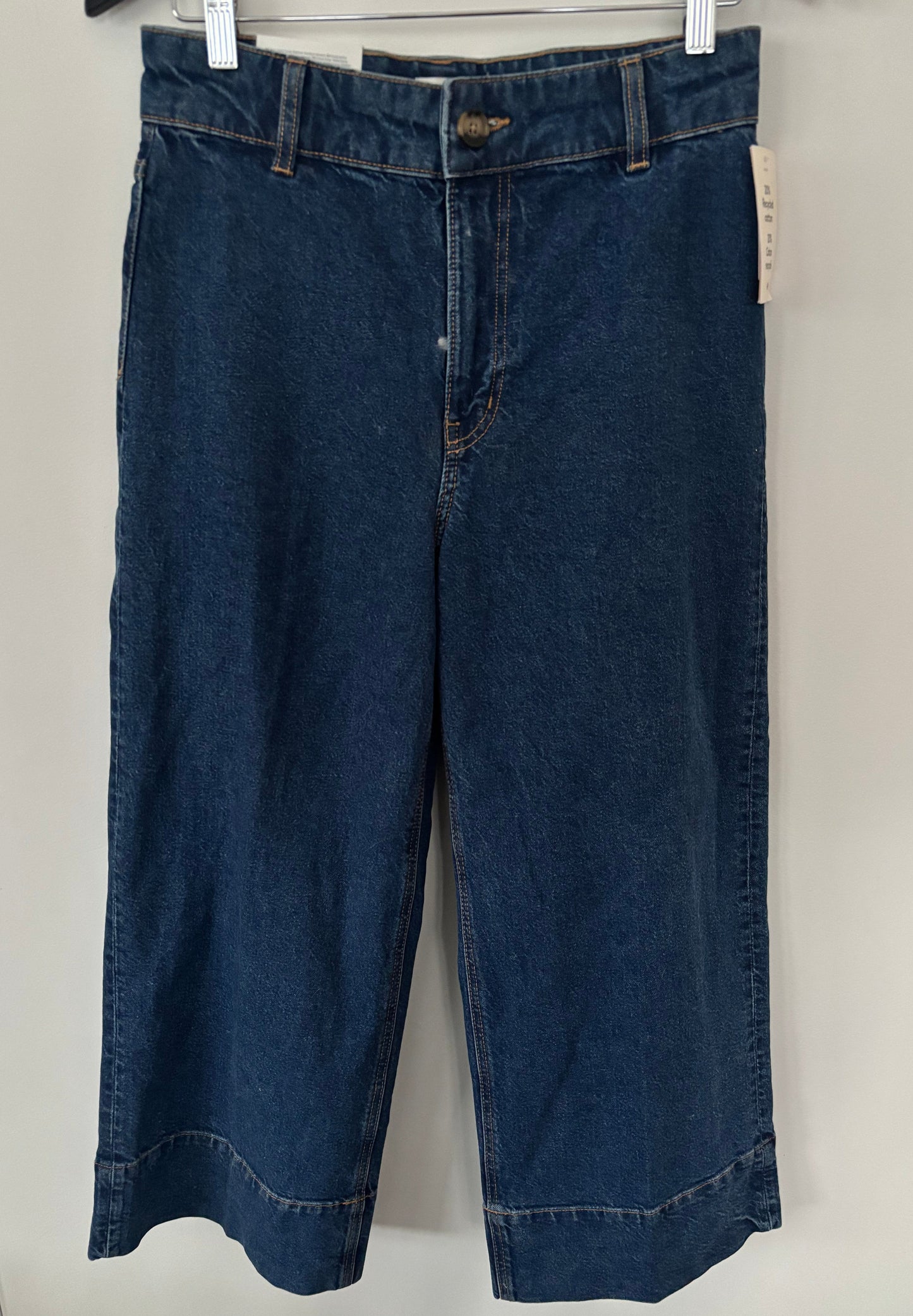 H&M Wide Leg Denim NWT (cropped) | Sz 8 or 29 (J133E13)