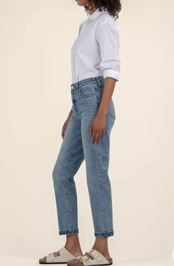 KUT Baggy Boyfriend Jeans | 0 (fits big like size 2-4, flaw)