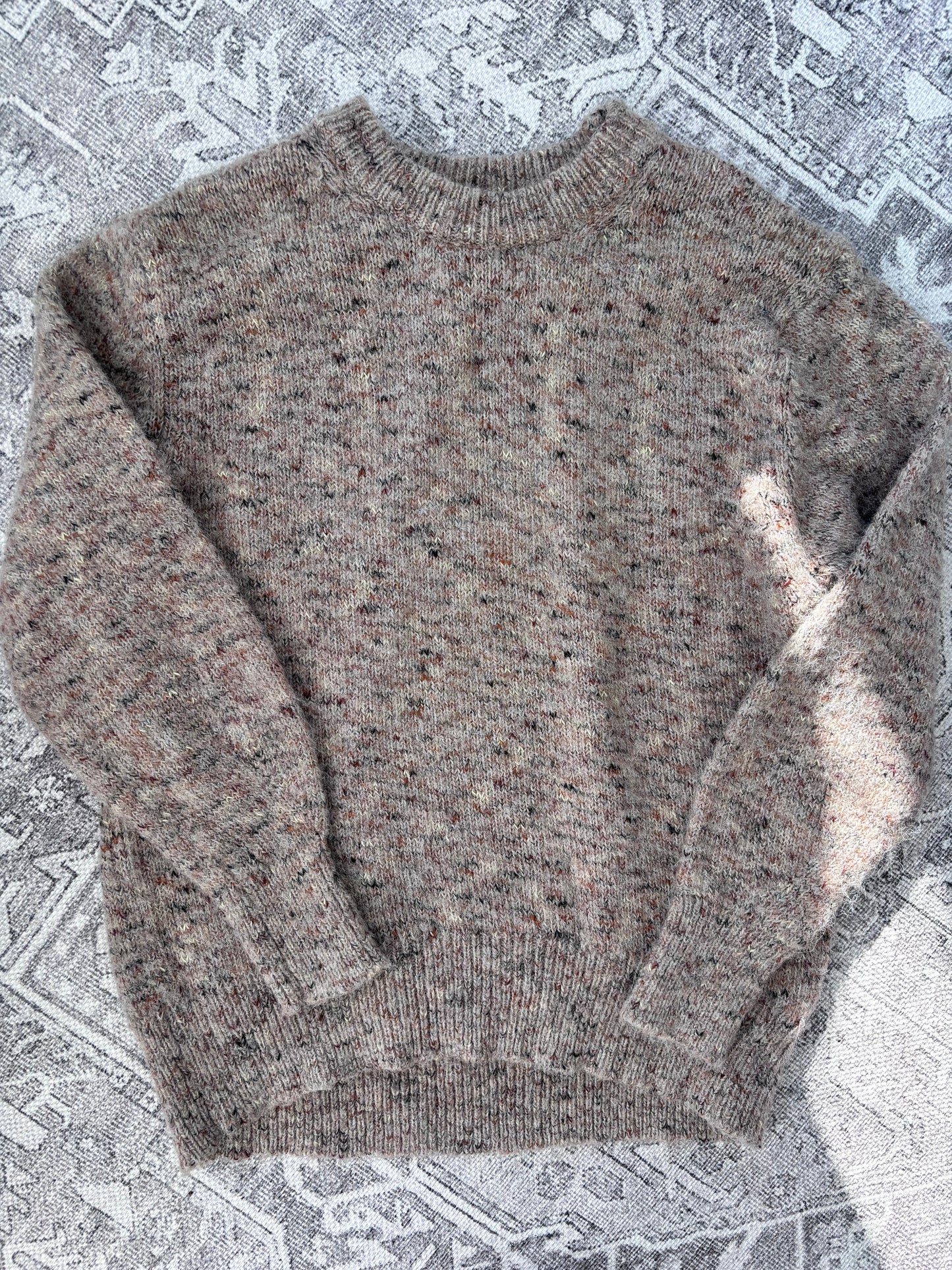 RD Style Speckled Taupe Sweater | Sz Small