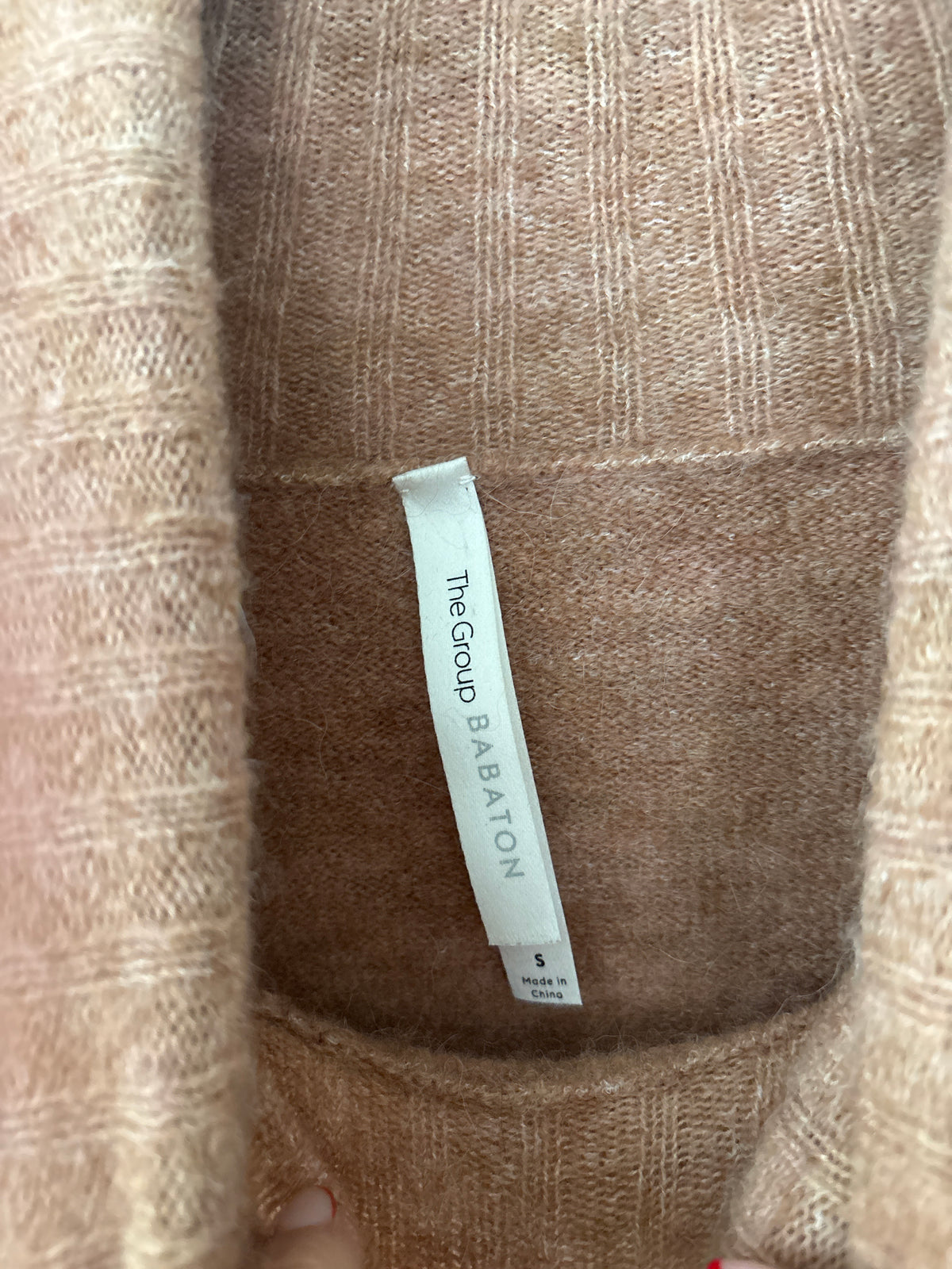 Babaton The Group Chapais Alpaca Blend Slouchy Cowlneck Sweater | Sz Small (fits Medium)
