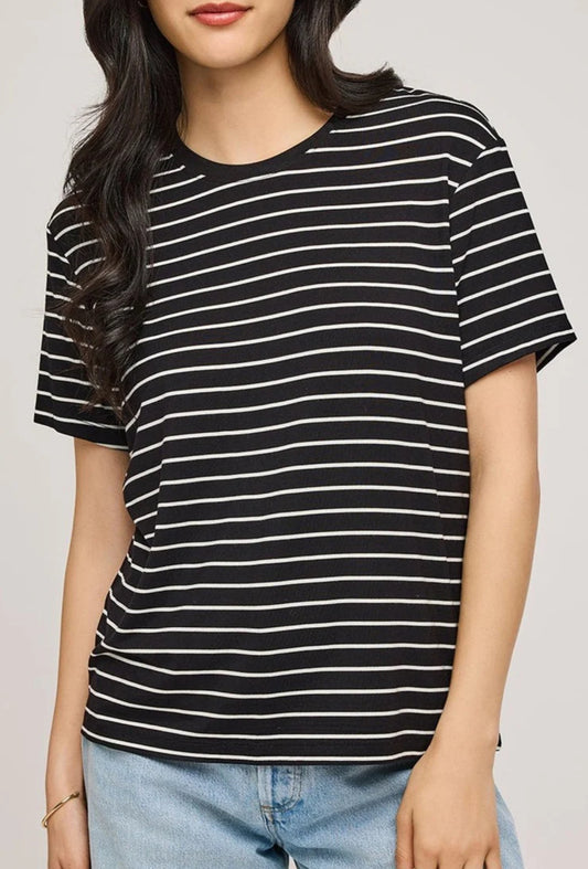 Gentle Fawn Aiden Black Striped T Shirt | Small