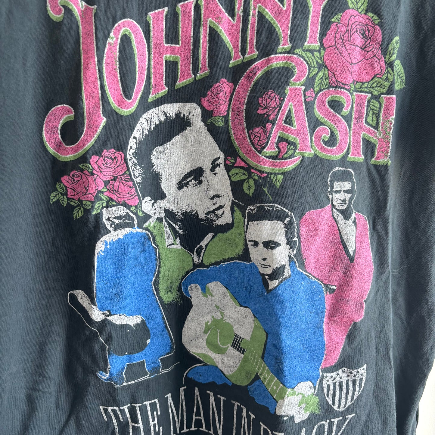 Daydreamer Johnny Cash A Man Comes Around Boyfriend Tee | Small