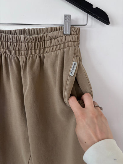 The Laundry Room Tan/Camel French Terry Sweatpants | Sz Medium (small fit)