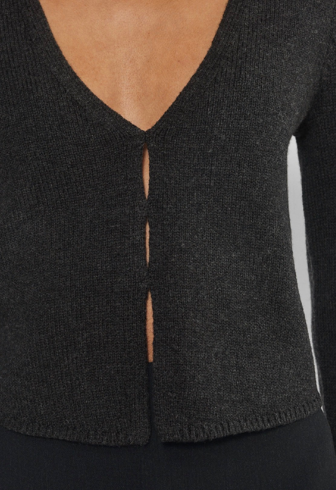 Wilfred Basque Charcoal Grey Cardigan | Sz Medium