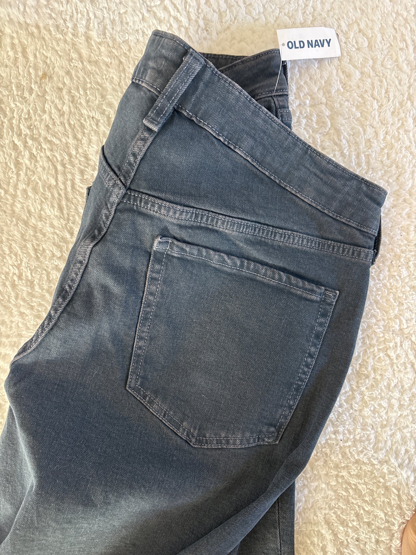 Old Navy HR O.G. Loose Dark Wash Denim | Sz 14 NWT (N13N18)