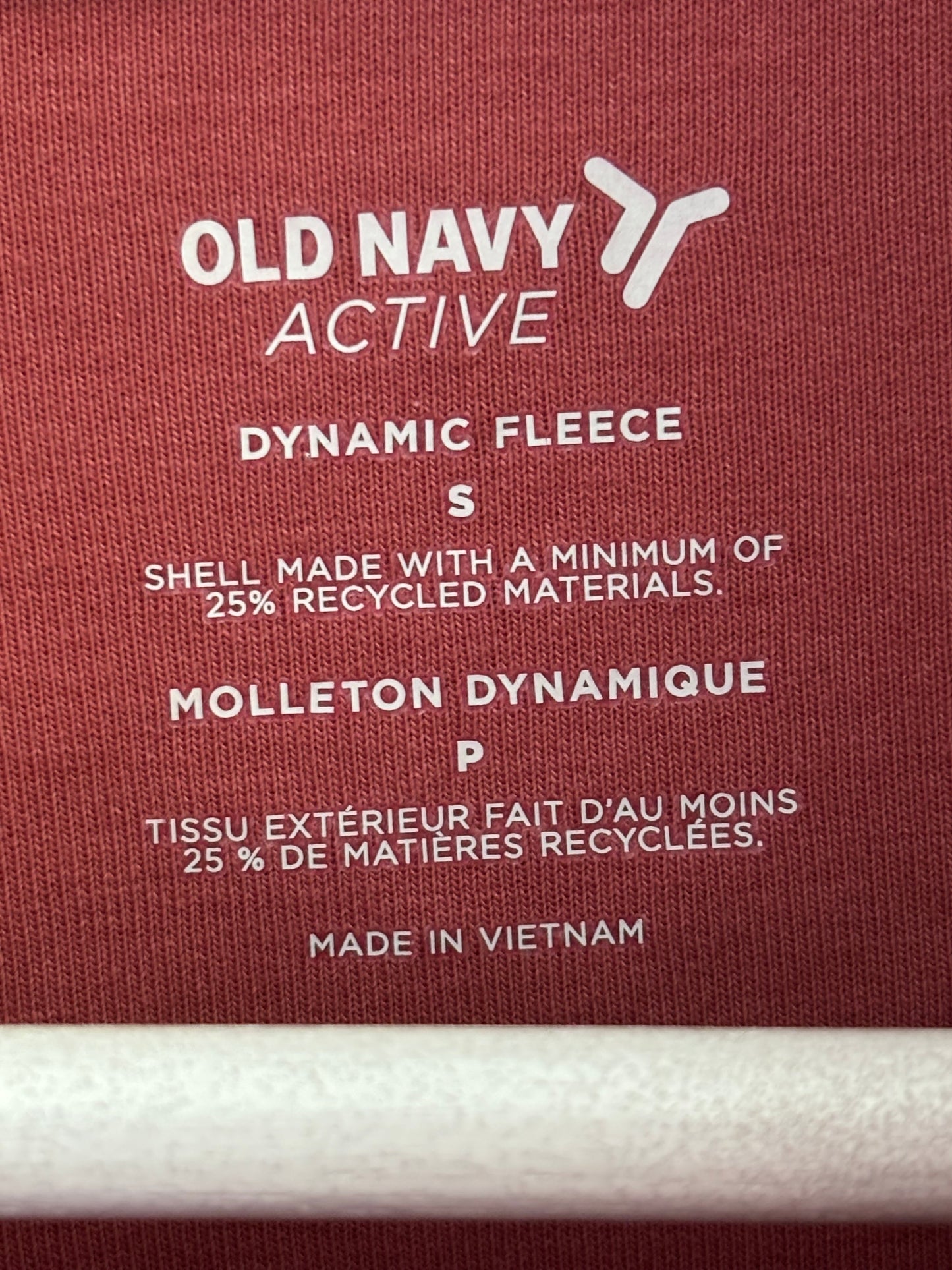 Old Navy Dynamic Fleece Half-Zip Sweatshirt| Small (O59M10)