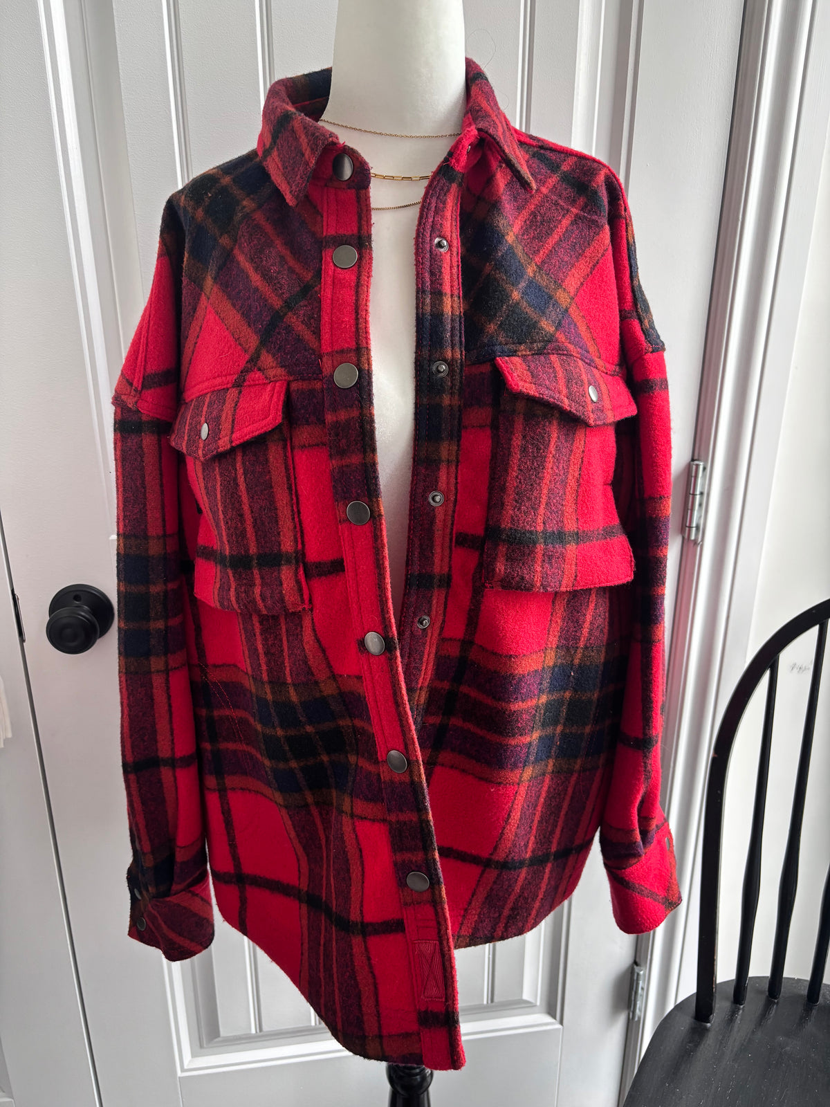 We The Free "Cabin Cozy" Button Down Shacket  | Sz XS (very oversized, fits M)