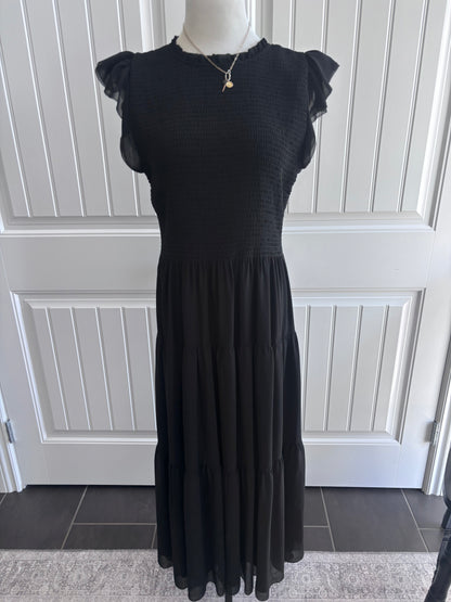 Wilfred Blake Dress / Chiffon Fit & Flare Maxi Dress | Sz Large