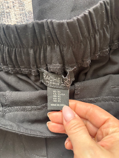 Rachel Zoe Soft Black Straight Leg Pants | Sz XS (2/4)