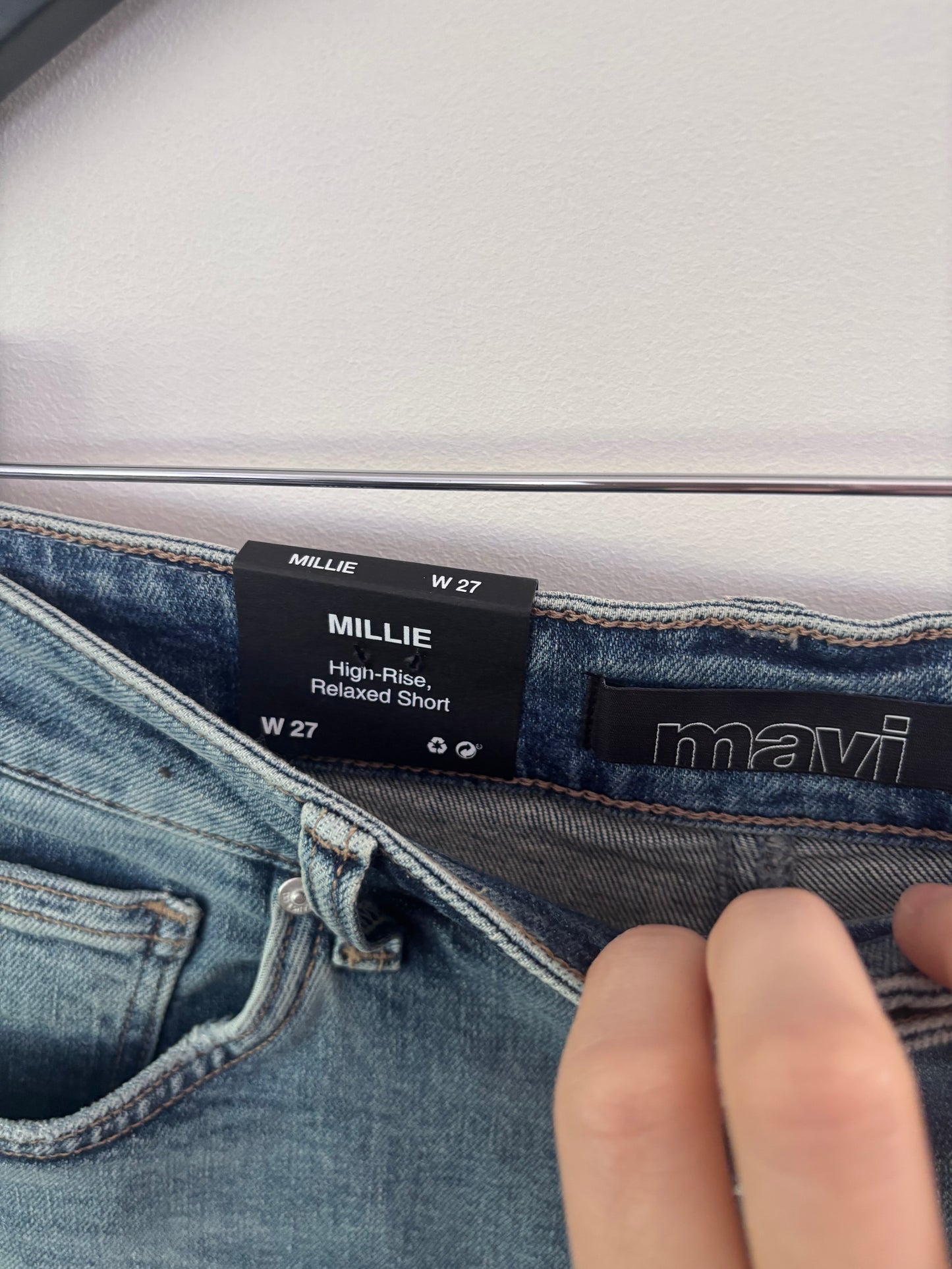 Mavi All Blue Millie Relaxed Shorts NWT | Sz 27 (fits 27/28)