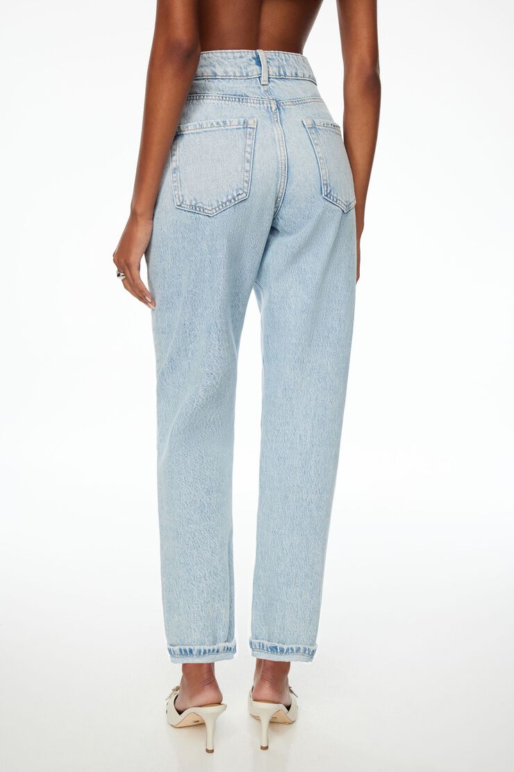 Dynamite Claudia Mom Jeans in Light Wash | 27