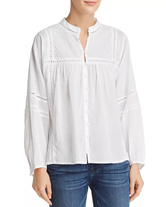 *Velvet by Graham & Spencer Yadira Poet Blouse | Medium