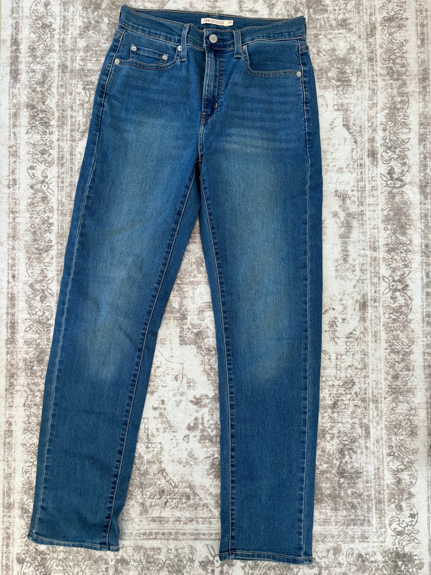 Levi's 724 High Rise Straight Jeans | Sz 29 (J159W2)