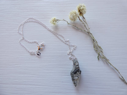 Lakeshore Rock Pendant Necklace