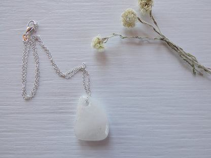 Lakeshore Rock Pendant Necklace