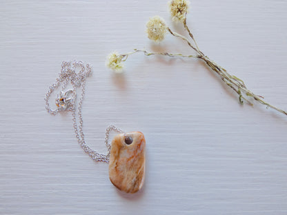 Lakeshore Rock Pendant Necklace