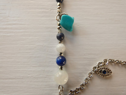Blue Gemstone Pendulum