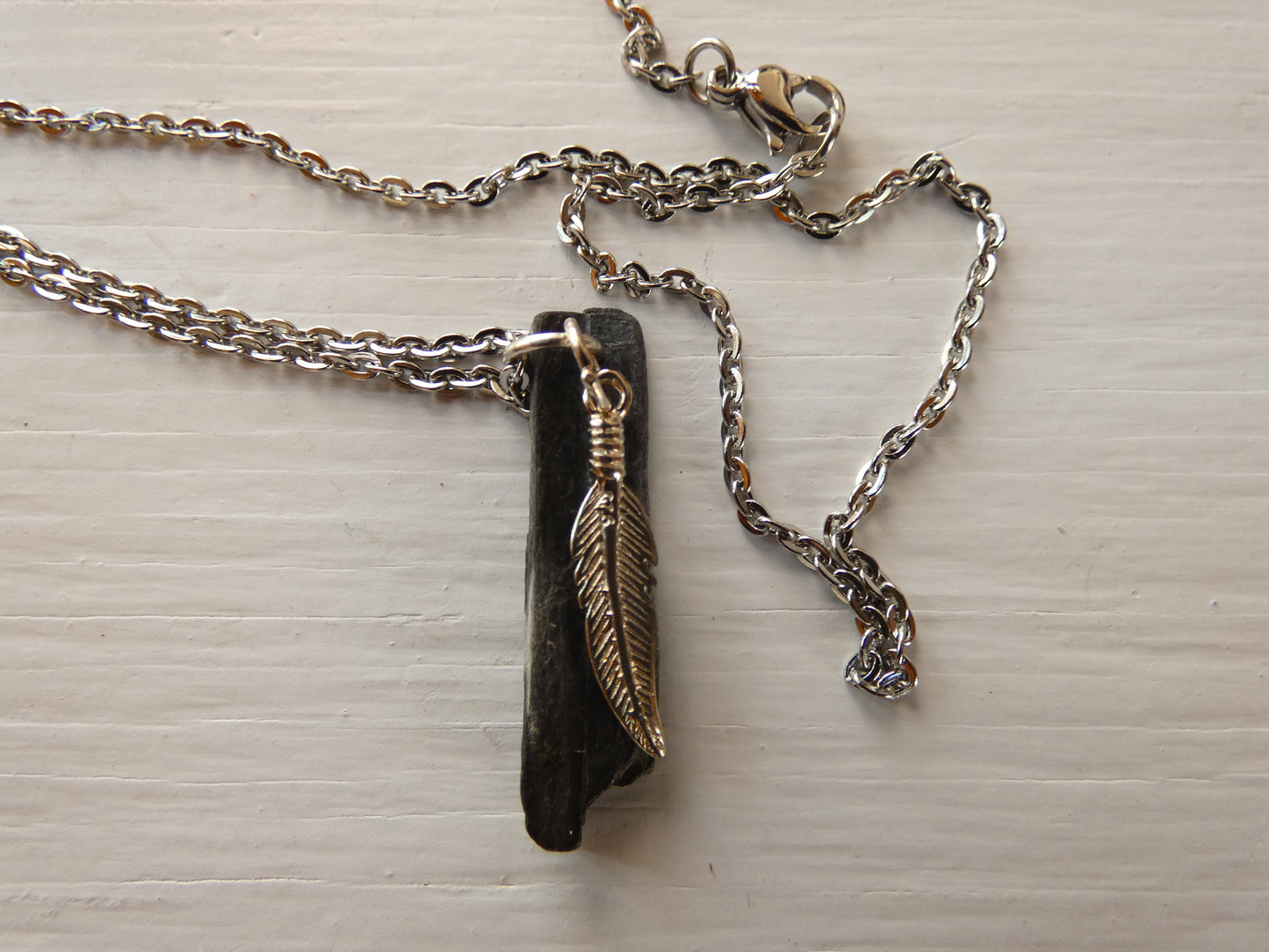 Silver Charm Cluster Necklace