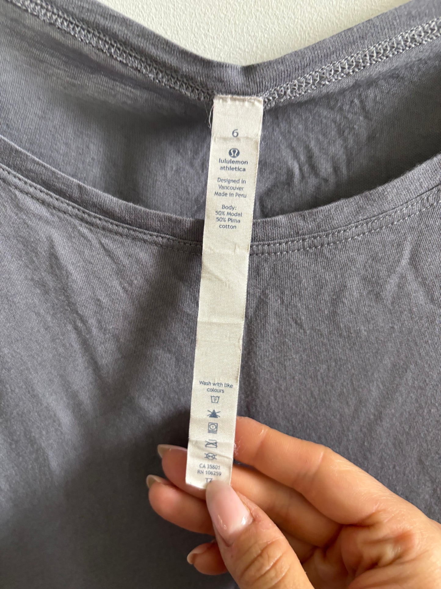 Lululemon Locarno Long Sleeve in Arctic Grey | 6