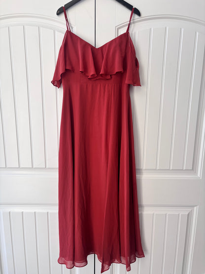 Azazie Convertible Dress (Rust) | Sz 12
