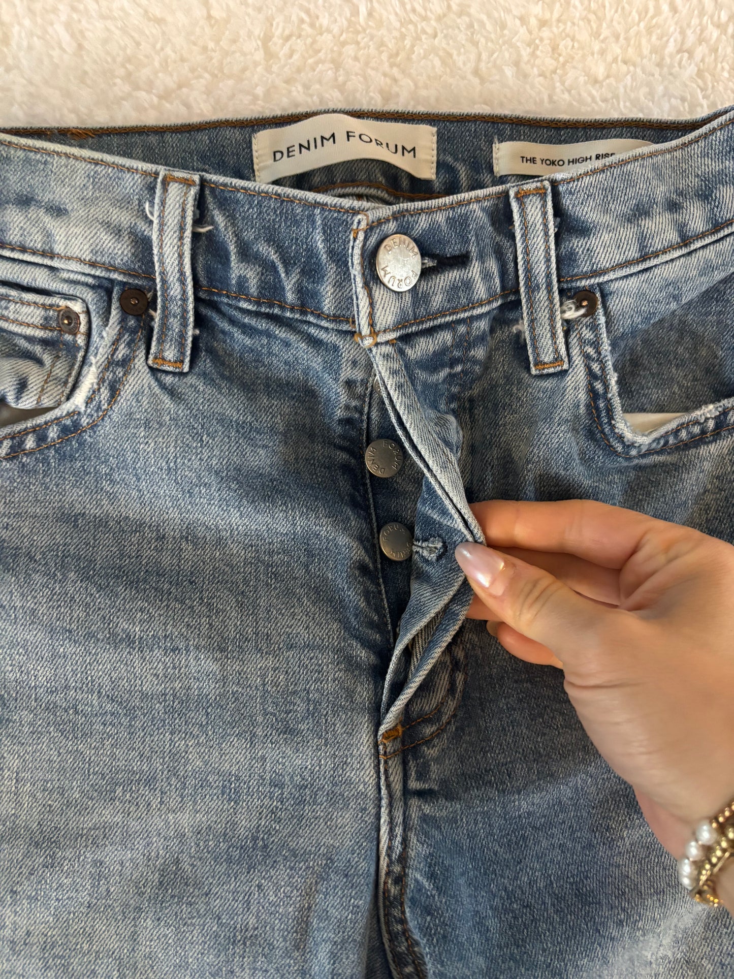 Denim Forum The Yoko High Rise Slim | 25 (O133R5)