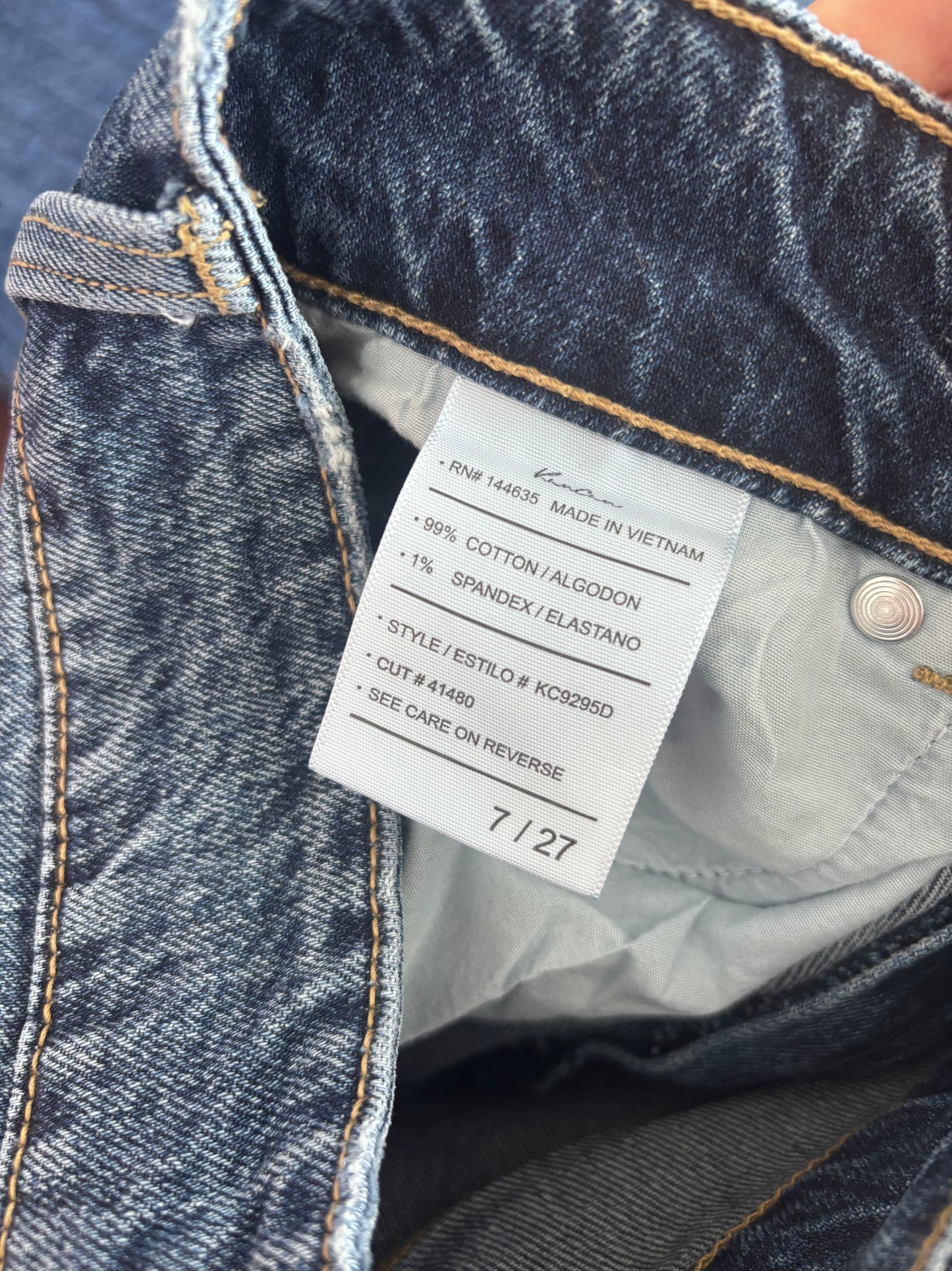 Kancan Wide Leg Cropped Jeans | Sz 27 (fit like 27/28)