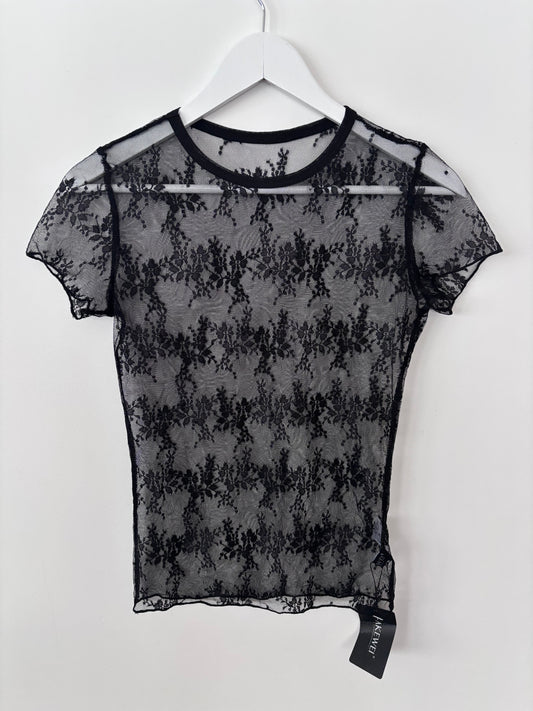Lace Overlay NWT Shirt | Sz Medium