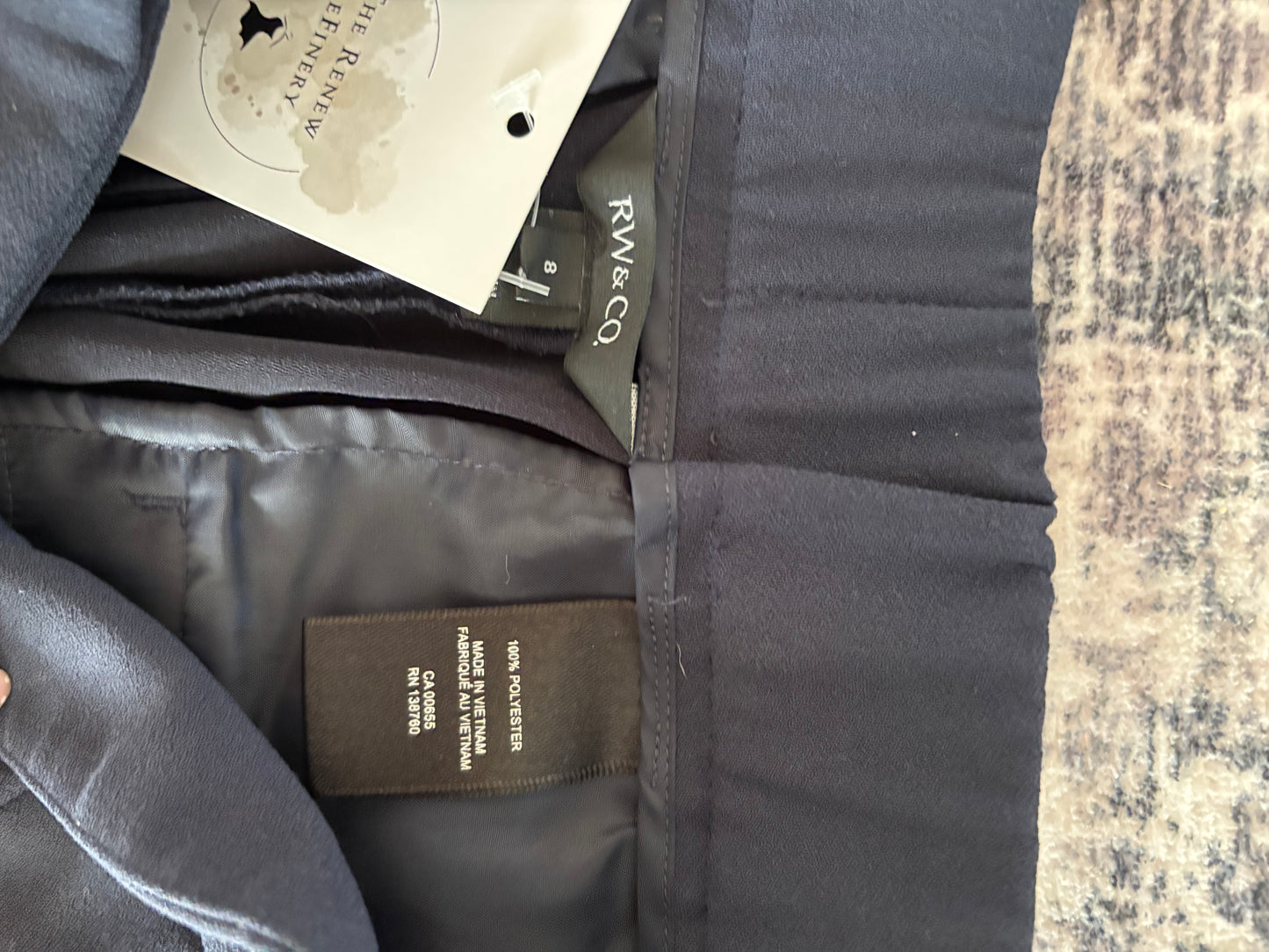 RW& Co Navy Dress Pants | Medium (N46S20)