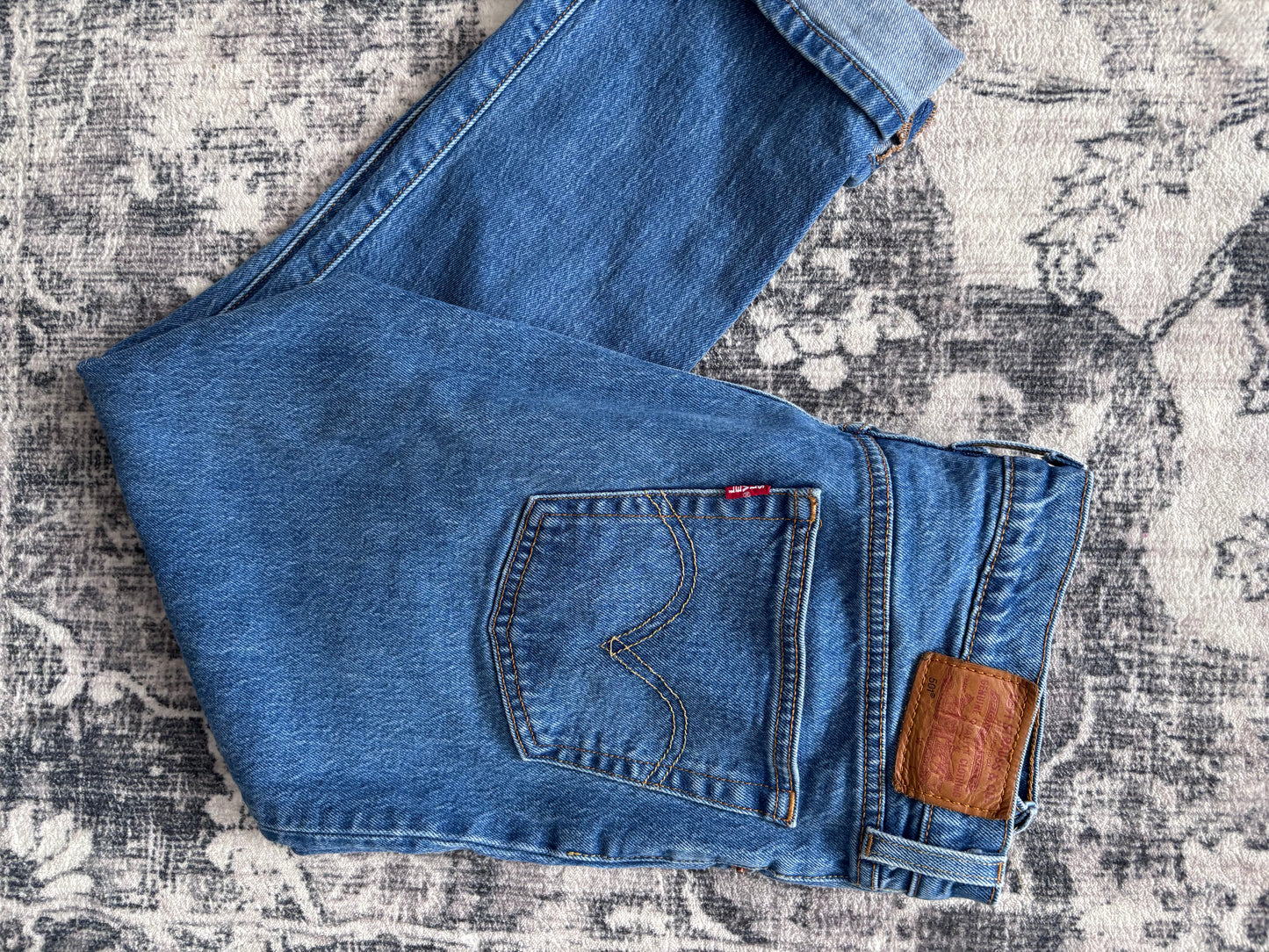 Levi's 501 Cropped Blue Jeans | Sz 29