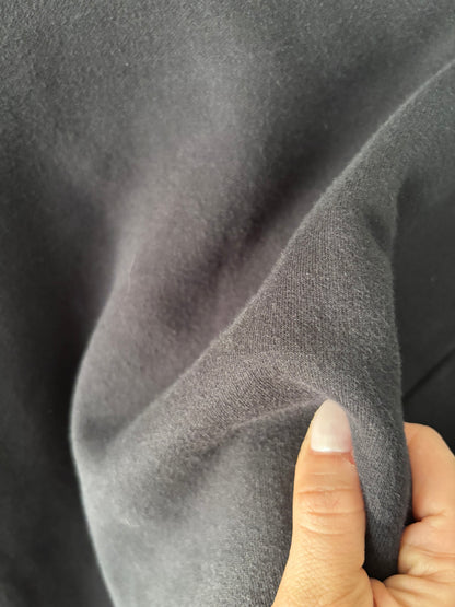 Skims Oversized Cotton Fleece Hoodie in Onyx | XXS (fits like Small)
