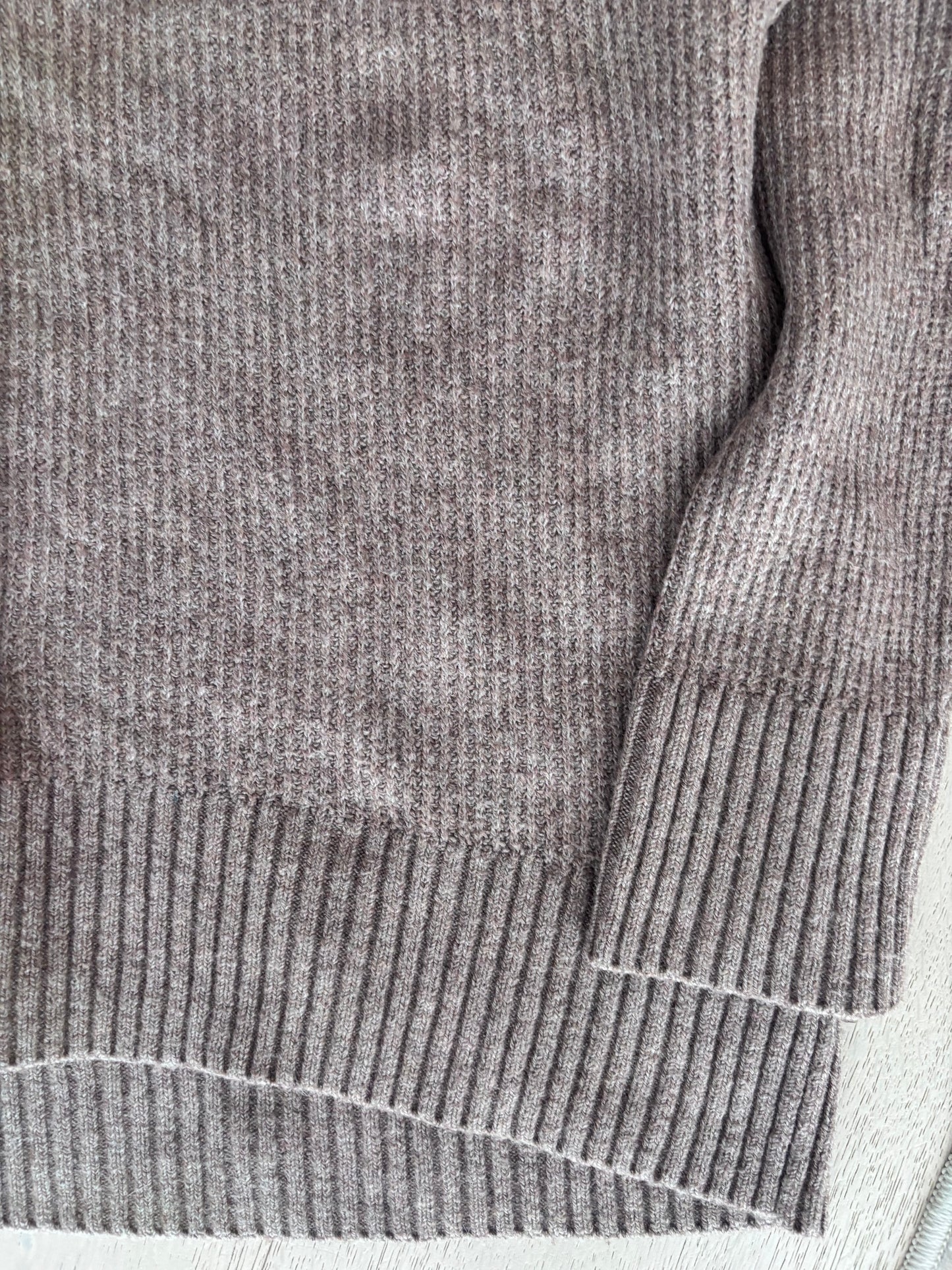 Old Navy Taupe Knit Sweater | Sz Small (Oversized)