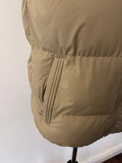 No Brand Beige/Tan Puffer Vest | Sz Small