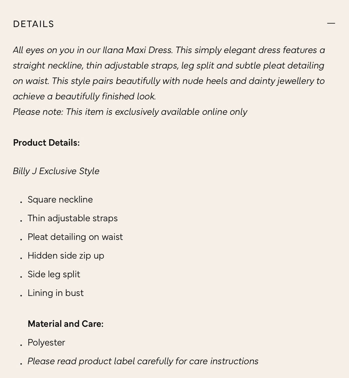 Billy J Ilana Maxi Dress (Baked Rose) | Sz 12 (NWT)