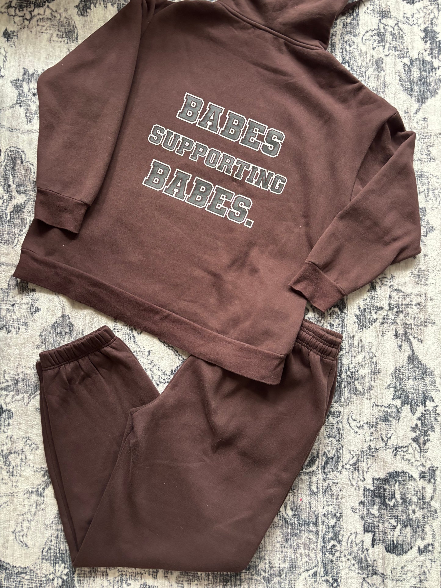 Brunette the Label Babes Supporting Babes Big Sister Hoodie | S/M (would fit size Large)