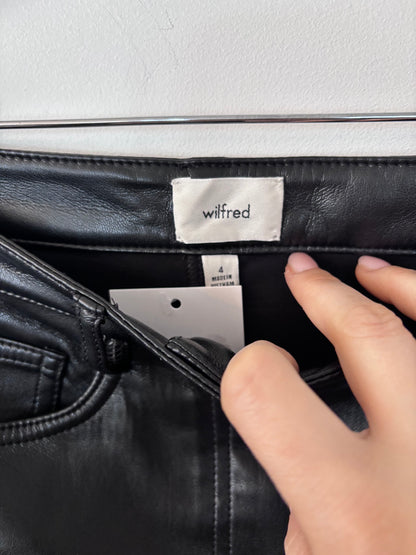 Wilfred Melina Vegan Leather Pants | Sz 4