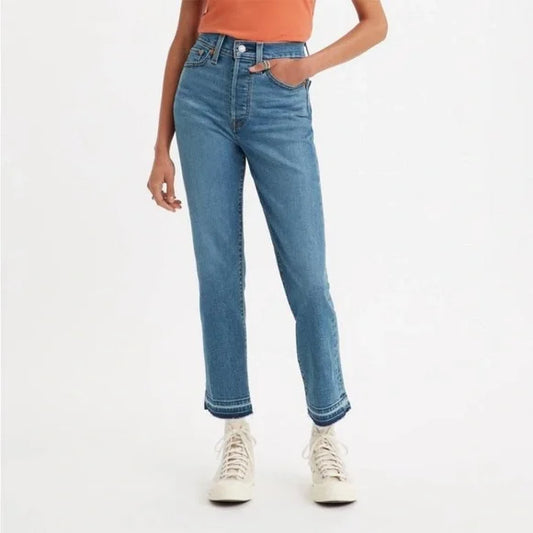 Levi's Wedgie Straight NWT Jeans | Sz 28 (stretch, 28" L)(J136E14)