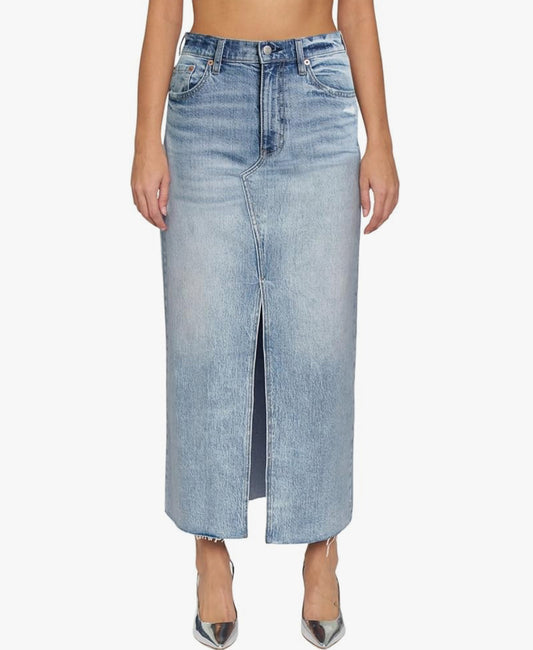 Daze Denim Girl Next Door Denim Skirt | 26 (fits like 27)