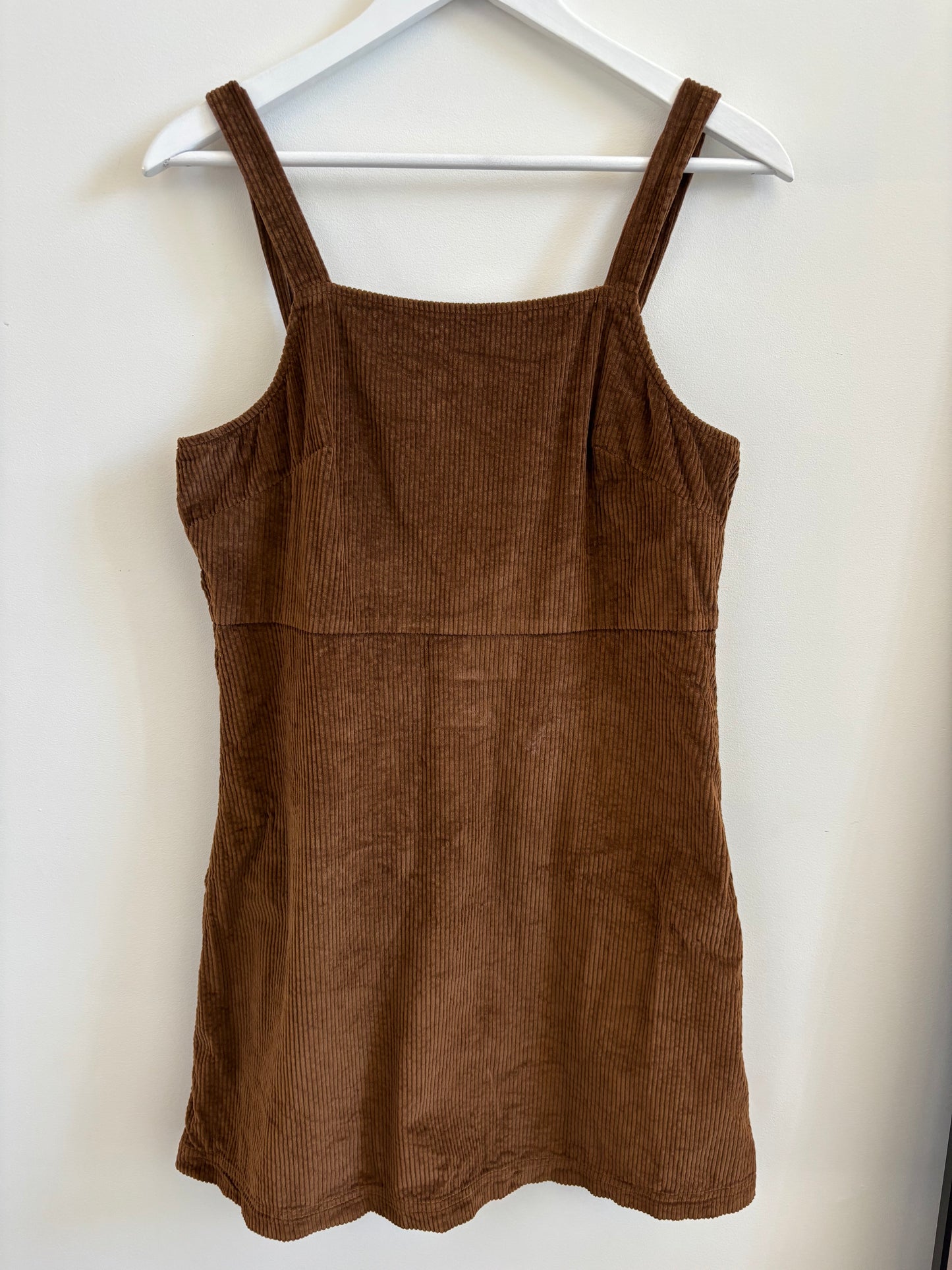 American Eagle Corduroy Dress Brown | Medium  (O64M10)