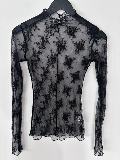 Sweet Genesis Lace Mesh Long Sleeve | Sz Small