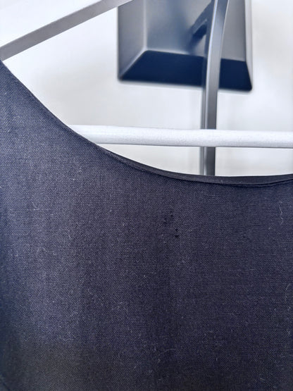 Japna Black Linen Blend Dress | Sz Small