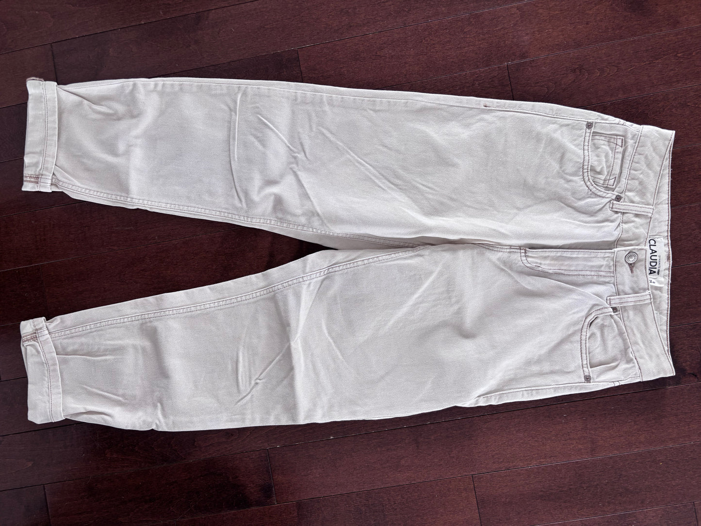 Dynamite Claudia Mom Jeans Beige | Sz 25 or 0