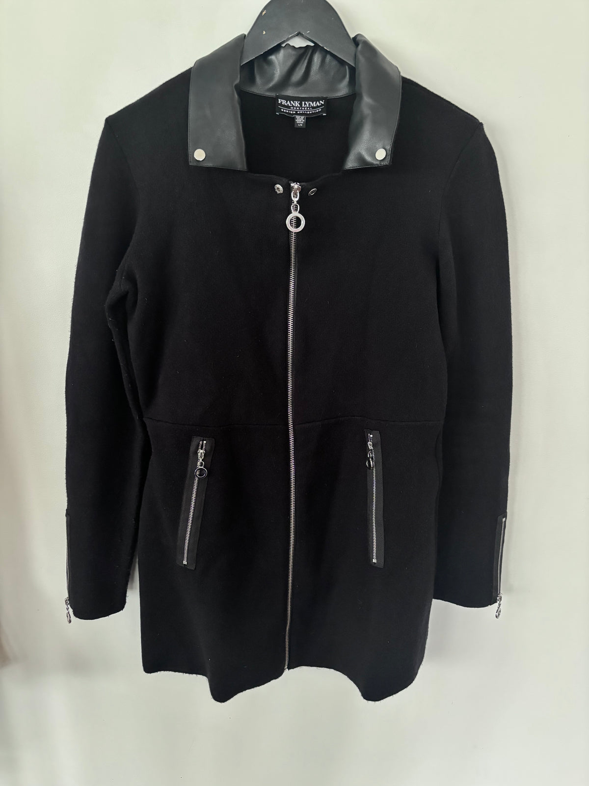 Frank Lyman Zip Front Jacket | Sz Large (fits small)