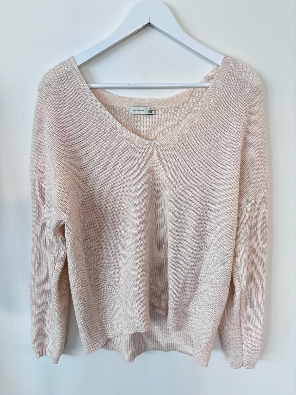 Gentle Fawn Tucker Sweater in Cream | Sz Medium (fits a bit generous)