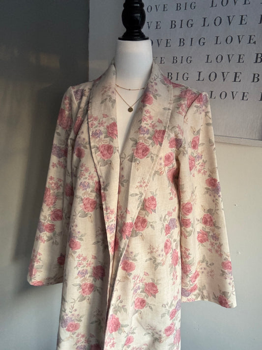 Vintage & One of a Kind Floral Blazer Jacket | Medium/Large