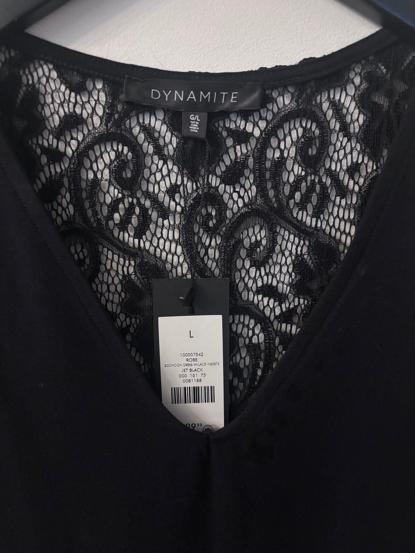 Dynamite Lace Bodycon Dress NWT | Sz Large