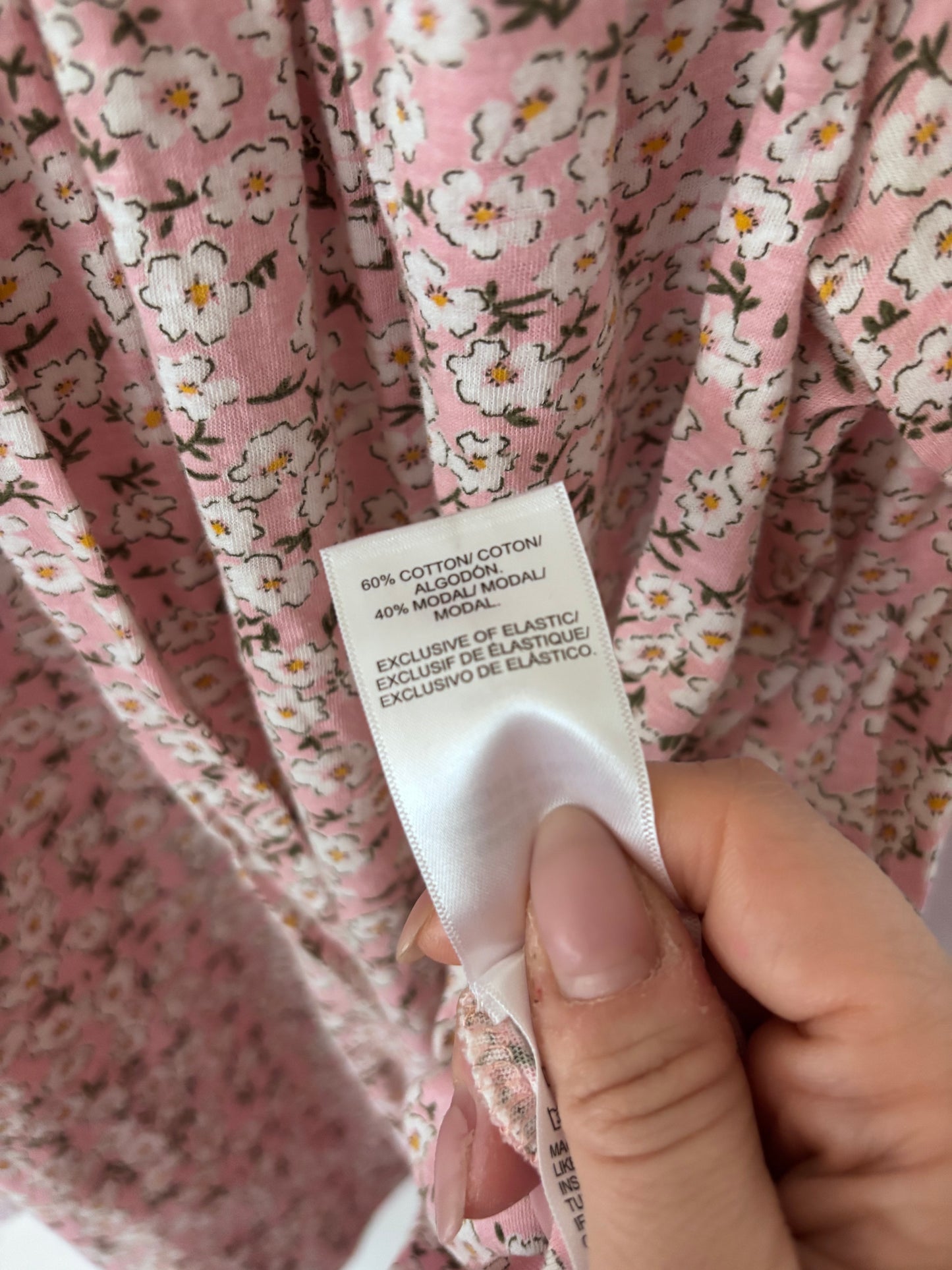 Lucky Brand Soft Floral Top | Sz Small
