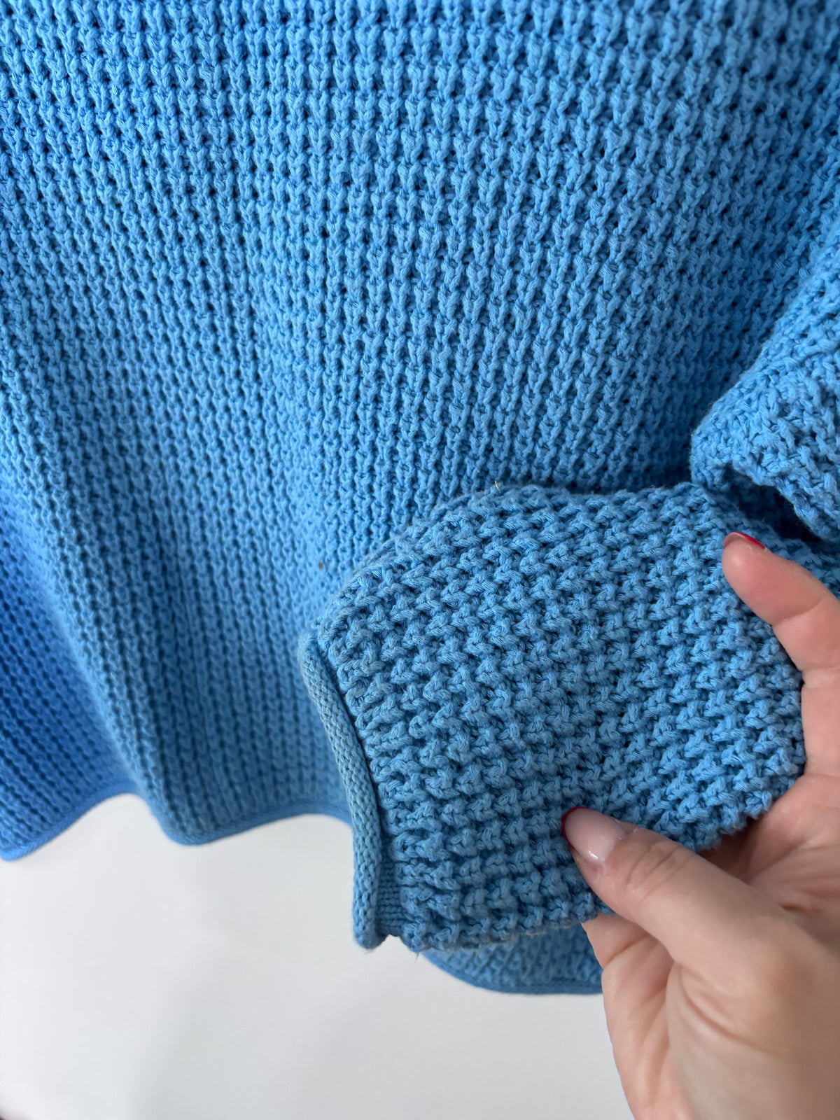 Saint Tropez Cotton Knit Crewneck | Sz XS (fits generous)