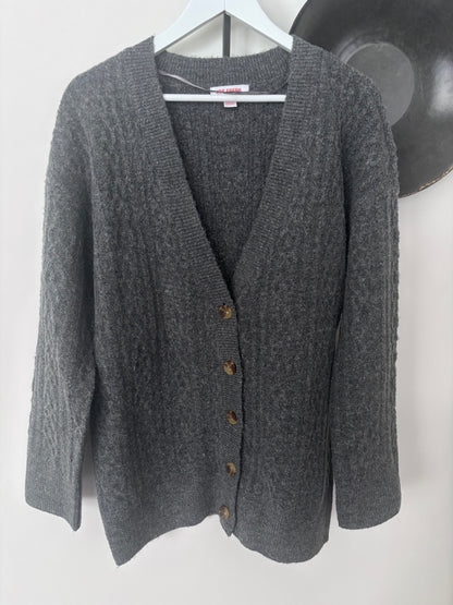 Joe Fresh Cable Knit Oversized Cardigan | Sz Medium (M18W3)